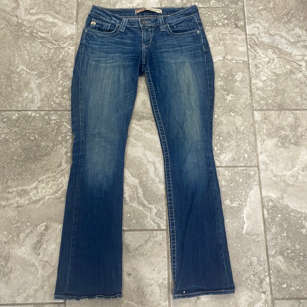 Big Star Casey K Slim Boot Low Rise Jeans‎ Sz 26R